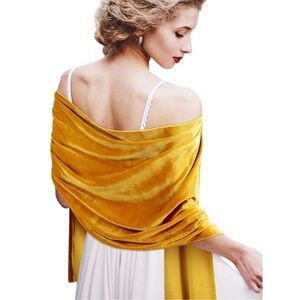 Women Velvet Scarfs Shawls And Wraps For Evening Dresses Wedding Shawl Wrap new